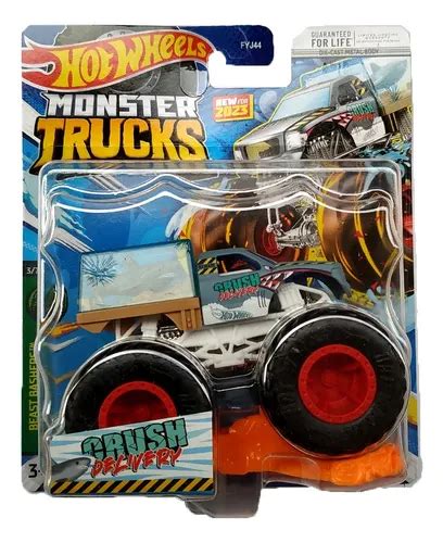 Hot Wheels Monster Trucks Crush Delivery Camion Monstruo MercadoLibre