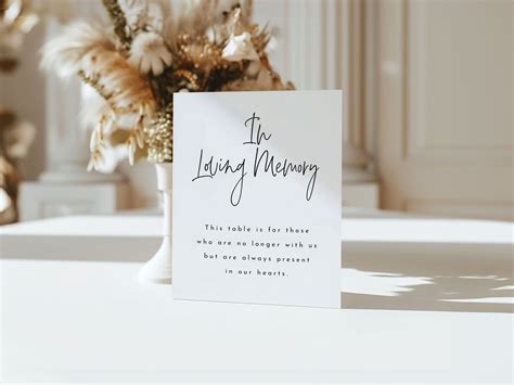 Loving Memory Sign – Truly Inspired Paper Co.