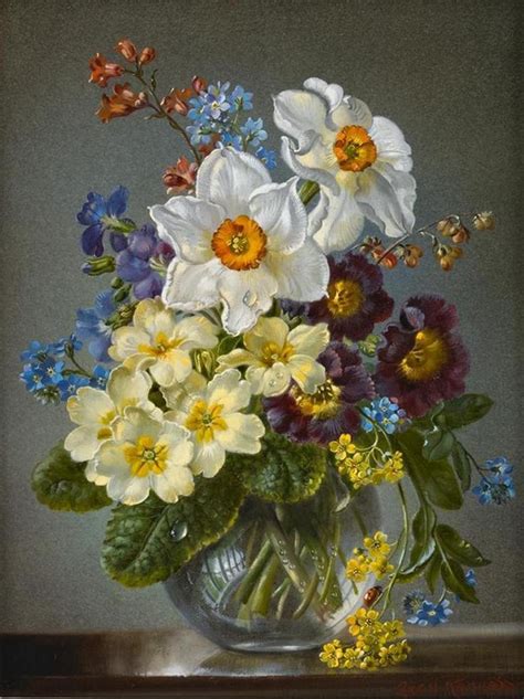 Cecil Kennedy British Flowers Painter Hayang Modol