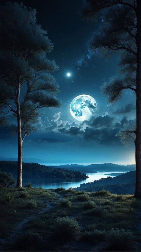 Pin By Sabirah On Nature Landscapes In Beautiful Moon