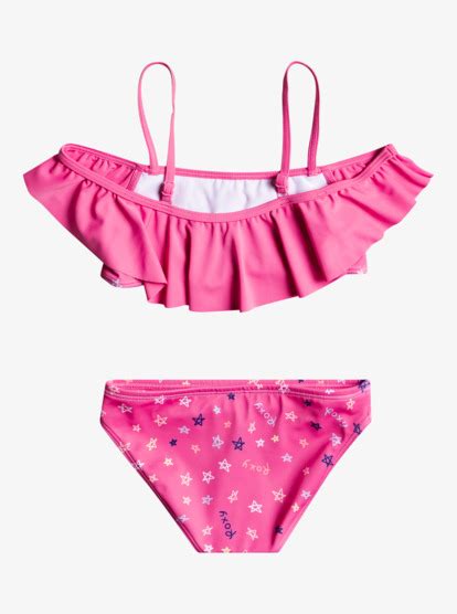 Tiny Stars Conjunto De Bikini Con Volantes Para Chicas Roxy