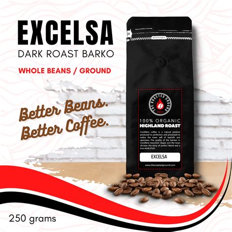 Excelsa Dark Barako 250g Premium Coffee Whole Beans Ground