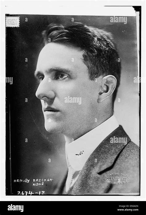 Henry Breckenridge Loc Stock Photo Alamy