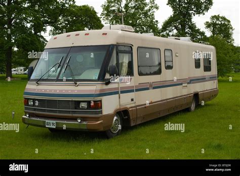 Large Old Winnebago Motorhome Brown Stock Photo Royalty Free Image
