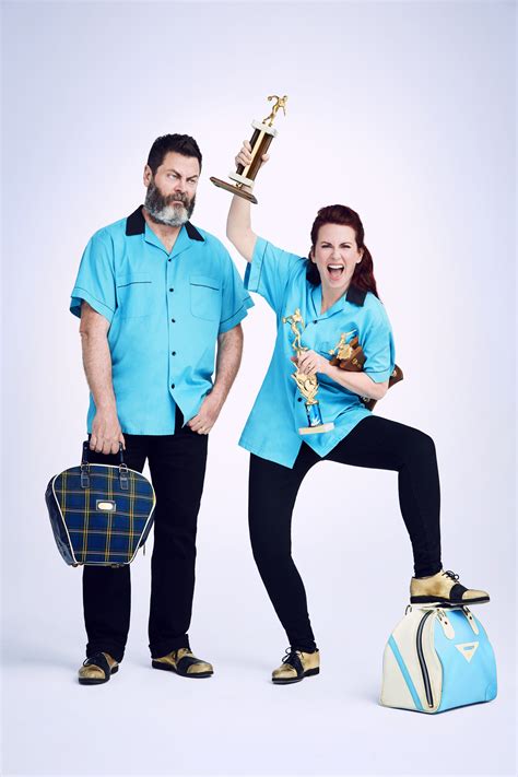 Giant Artists | Emily Shur Nick Offerman And Megan Mullally Parade Magazine