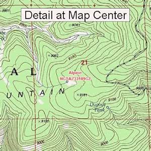 amazoncom usgs topographic quadrangle map alpine arizona folded