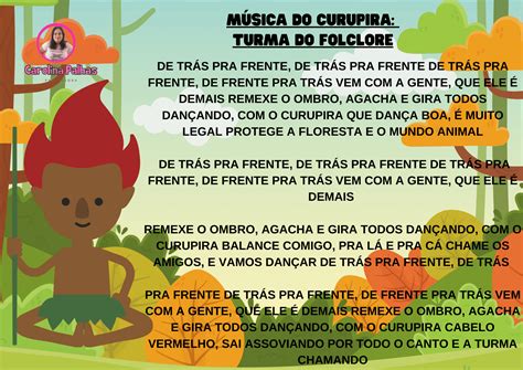 Letras das músicas dos personagens do folclore ilustradas - Professora ...