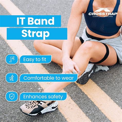 CROSSTRAP IT Band Strap - Adjustable Compression Wrap for ITB Syndrome