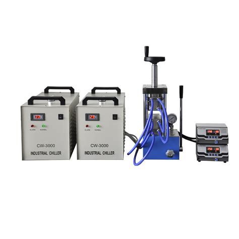 Compact 30t Hydraulic Lamination Hot Press With Two Separately Temp Laboratory Press And