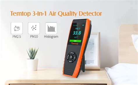 Temtop PM2 5 Monitor P600 testeur de qualité de l air PM2 5 PM10 pour