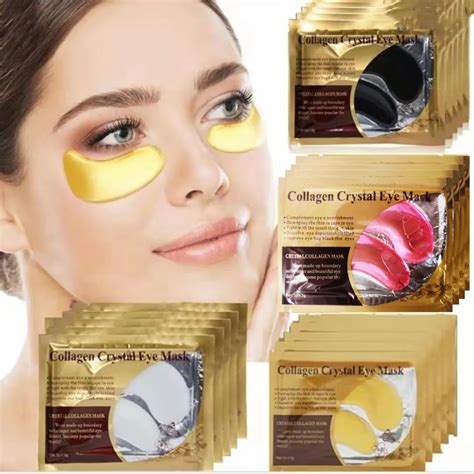 Masque Anti Ge Pour Les Yeux En Poudre D Or De Collag Ne Cristal Patchs