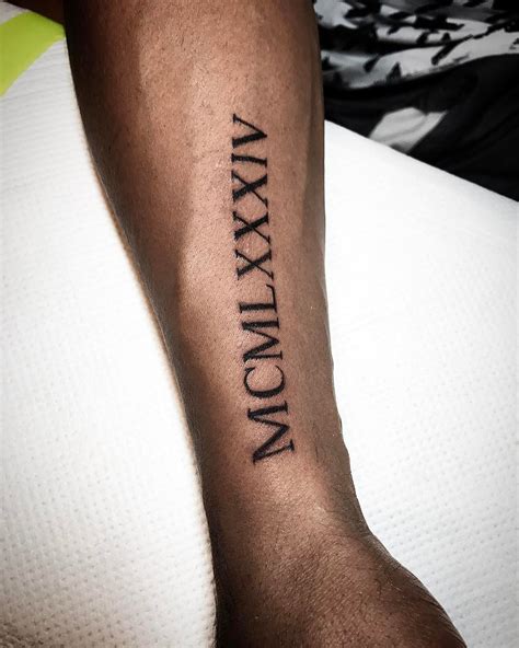 Best Roman Numeral Tattoo Designs Meanings Be Creative