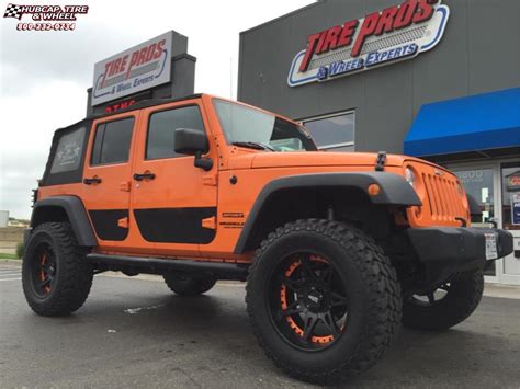 Jeep Wrangler Moto Metal Mo Chrome Orange Insert X