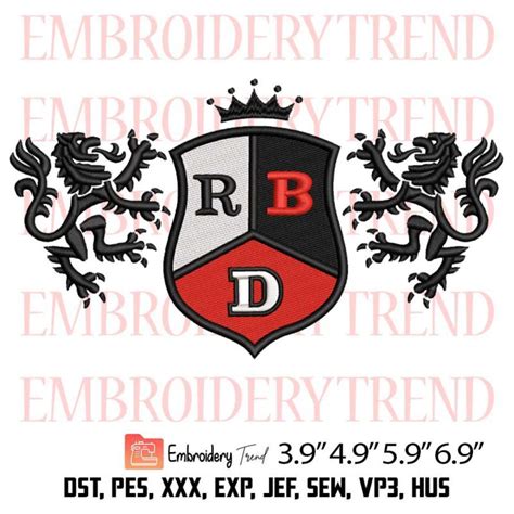 Rbd Rebelde Logo Embroidery Design 2023 Concert Tour Embroidery
