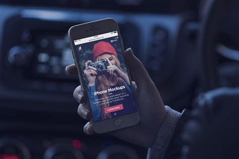 photorealistic iphone mockup psd  mockup world
