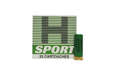 Cartouches GILLES H SPORT VERTE BT22 Cal 12