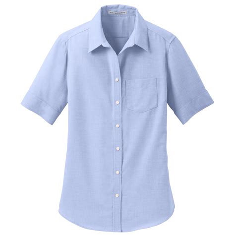 Port Authority L659 Ladies Short Sleeve Superpro Oxford Shirt Oxford