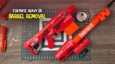 Removing The Nerf Fortnite Heavy Sr Sniper Rifle Barrel Youtube