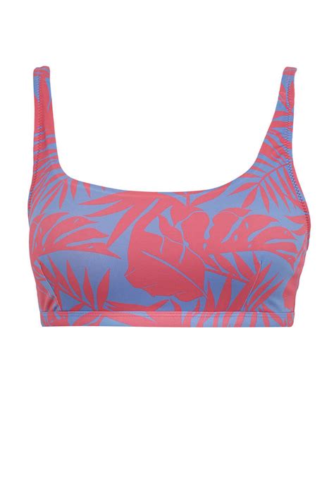Pink Woman Defactofit Printed Bikini Top Defacto