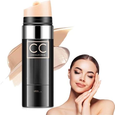 Cc Crème Fluide Fond De Teint Couvrant Imperfections Correcteur Durable Maquillage Nude
