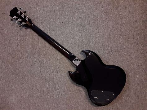 SX Electric Guitar – SG Style Electric Guitar with Accessories (Black)