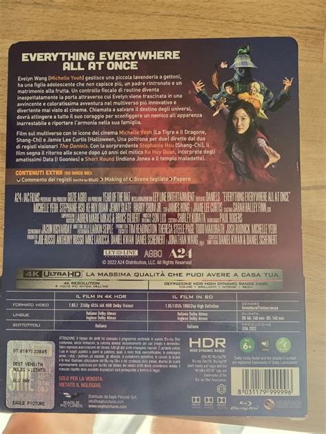 Everything Everywhere All At Once Blu Ray 4k Hdr Vers IT Kaufen Auf