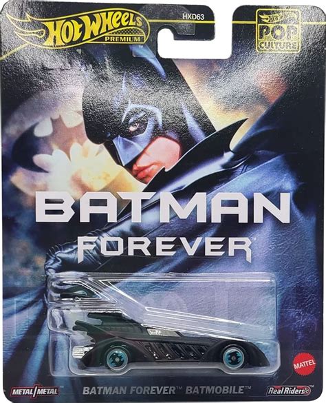 Hot Wheels Premium Pop Culture Batman Forever BATMOBILE Black Scale64