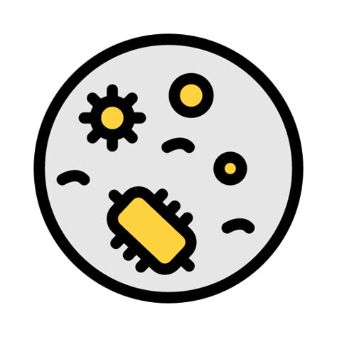 Icono De Gérmenes Vector Stall Lineal Color