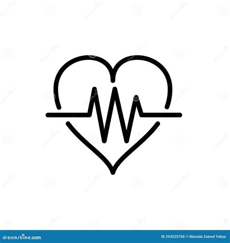 Illustration Vector Graphic of Heart Pulse Icon Stock Vector