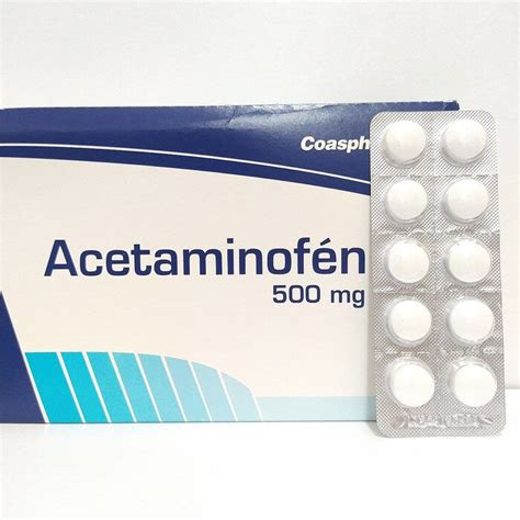 Medicina Acetaminofen Mg X Tab Coaspharma Sihay