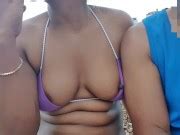 At A Crowded Public Beach I Let Him Touch My Pussy Through My Bikini Risky Outdoor Nipple