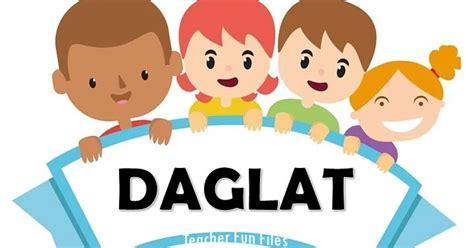 teacher fun files daglat flashcard
