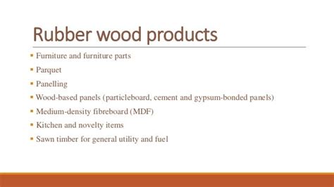 Wood Substitutes