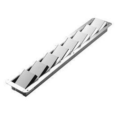 Narrow Stainless Steel Louvered Vents 4boats