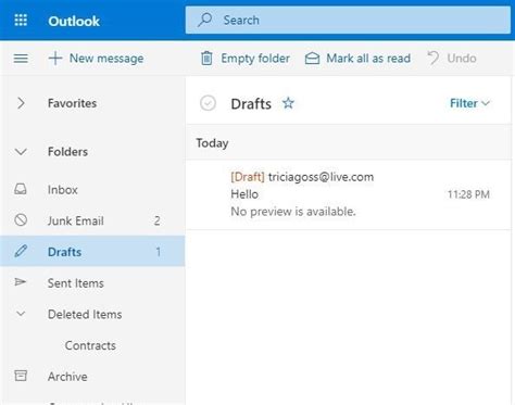 How To Recover Draft Emails In Outlook In 2025