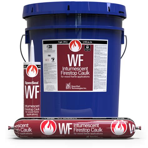 White Cap Specified Technologies 5gal Wood Frame Fire Caulk