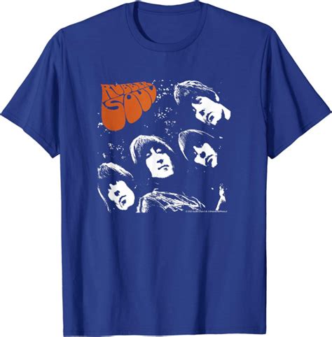 Футболка The Beatles, размер 52, цвет синий, 棉花 - купить по выгодной ...