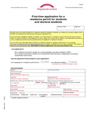 Fillable Online Eap Ucop First Time Application For A Residence Permit