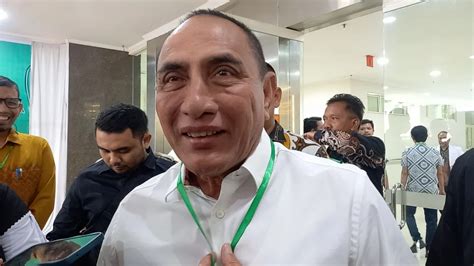 kelakar edy rahmayadi usai jalani pemeriksaan kesehatan bersama hasan