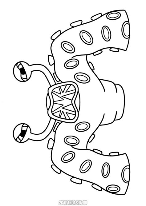 Раскраска nibbler банбан (гарден банбан) распечатать