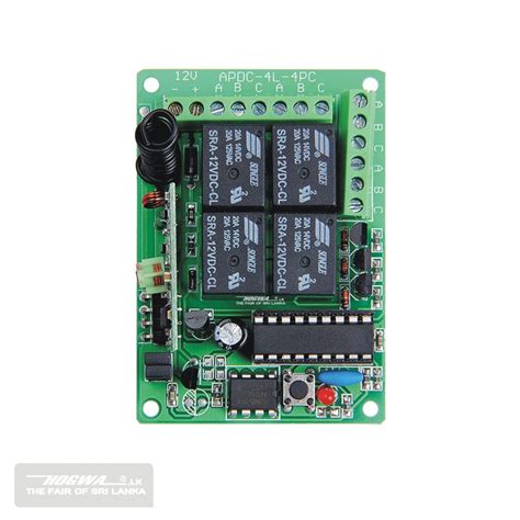 channel wireless rf remote control  relay module mhz chinahublk