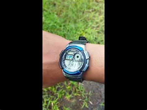 Repaint Jam Tangan Bekas Beli Di Pasar Loak Casio AE1000 Jadi Baru