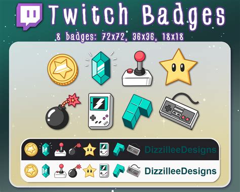 Retro Gaming Twitch Badges | Twitch Sub Badges | Twitch Subscriber ...