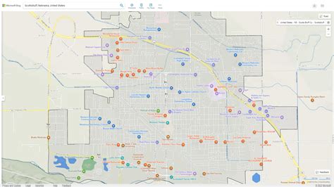 Scottsbluff Nebraska Map - United States