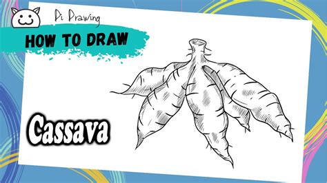 How To Draw Cassava Easy Drawing YouTube