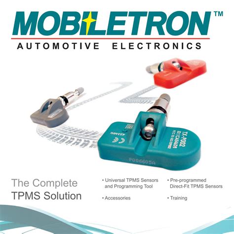 Mobiletron TPMS e-Brochure by Mobiletron UK - Issuu