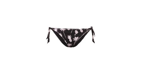 Bananamoon Bananamoon Bikini Unterteil Florales Muster F R Damen Schwarz