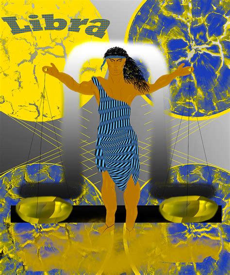 Libra Digital Art By Camille Lopez Pixels