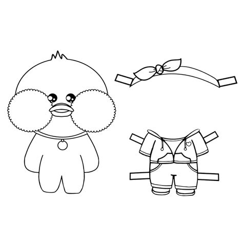 Boneca De Paper Duck Para Imprimir E Colorir - Desenhos de Paper Duck para Imprimir e Colorir