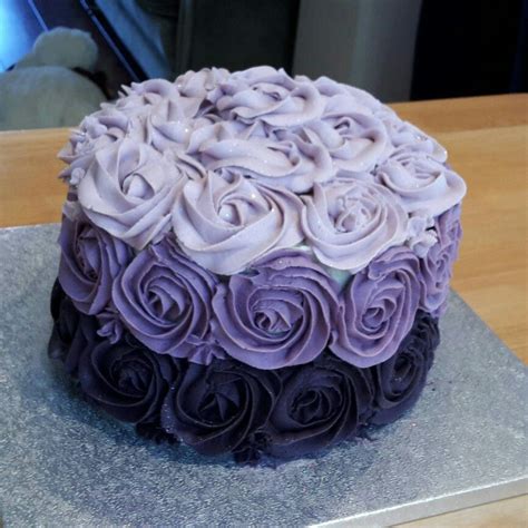 Purple Ombre Cake Cake Ombre Cake Desserts